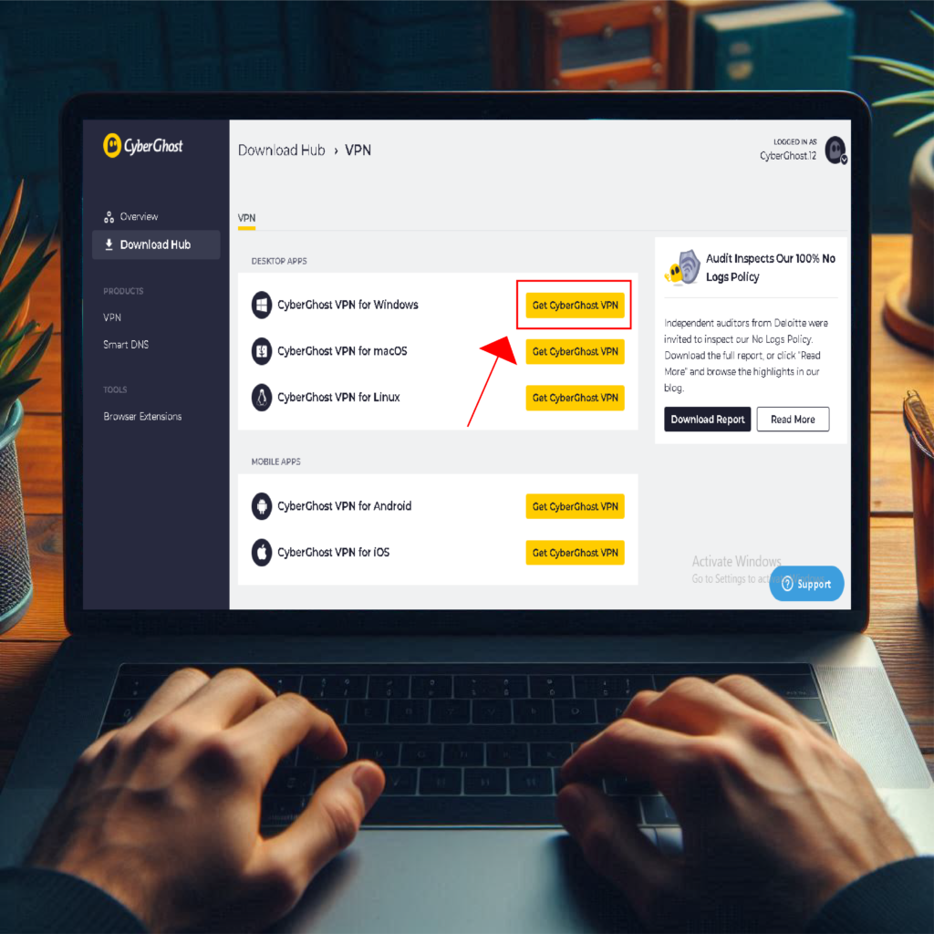 CyberGhost VPN download
