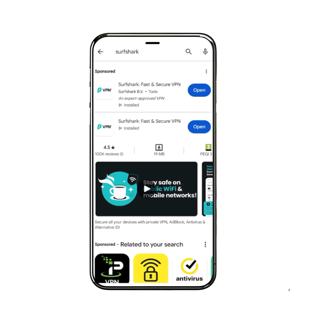 How to download Surfshark Android app
