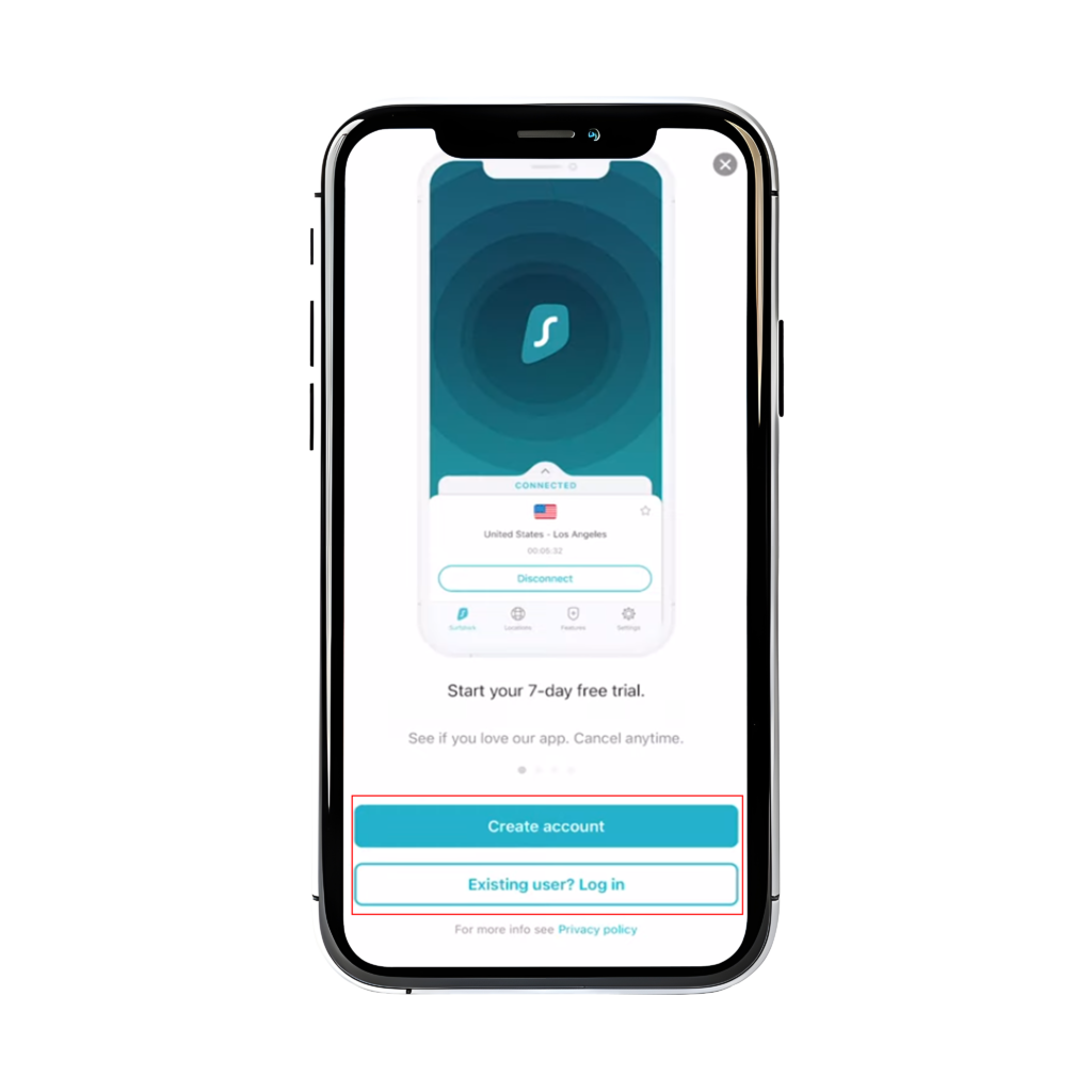 Surfshark iOS Login