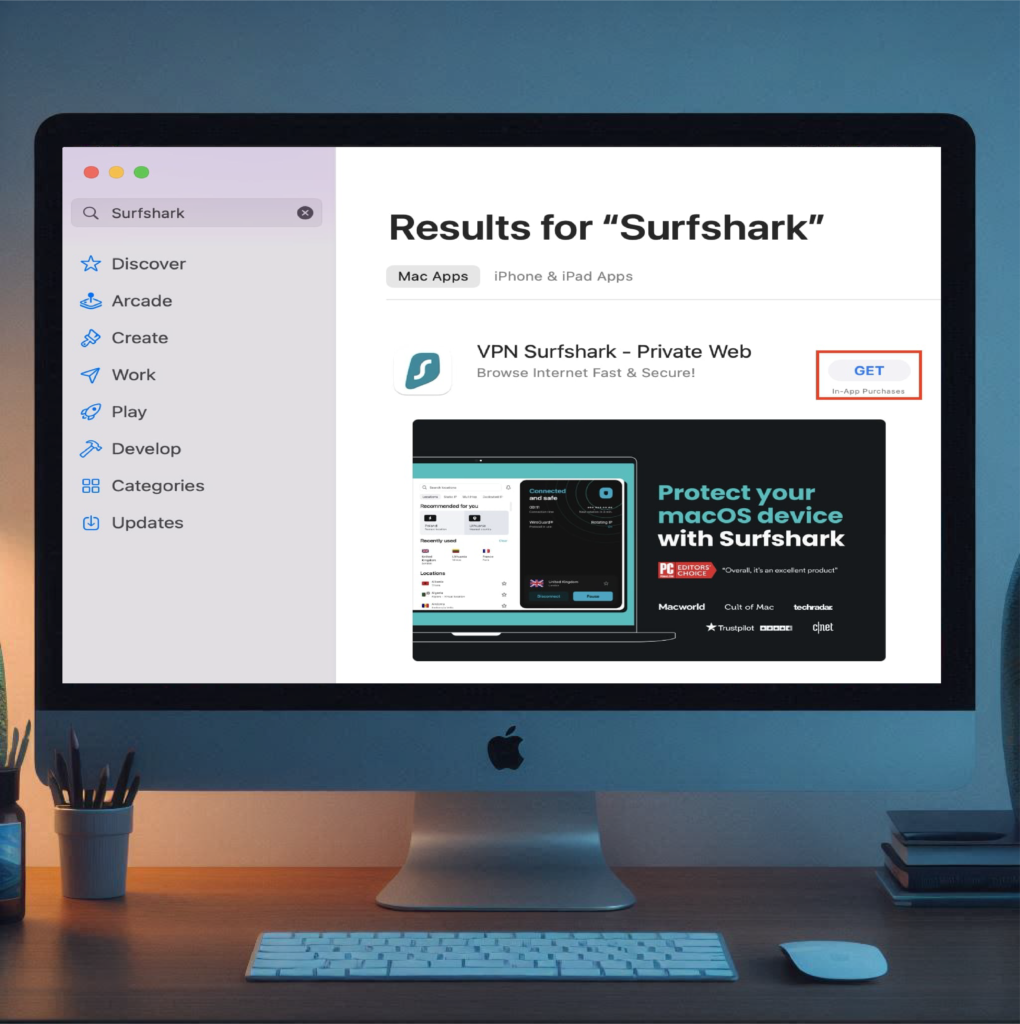 How to install Surfshark on Mac